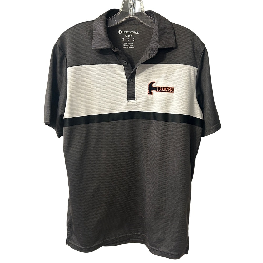 Holloway Hammer Polo Shirt Athletic Golf Performance Casual‎ Mens Size M